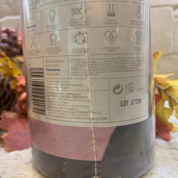 Korres BASIL MANDARIN Renewing Body Cleanser 33oz. - Picture 6 of 9